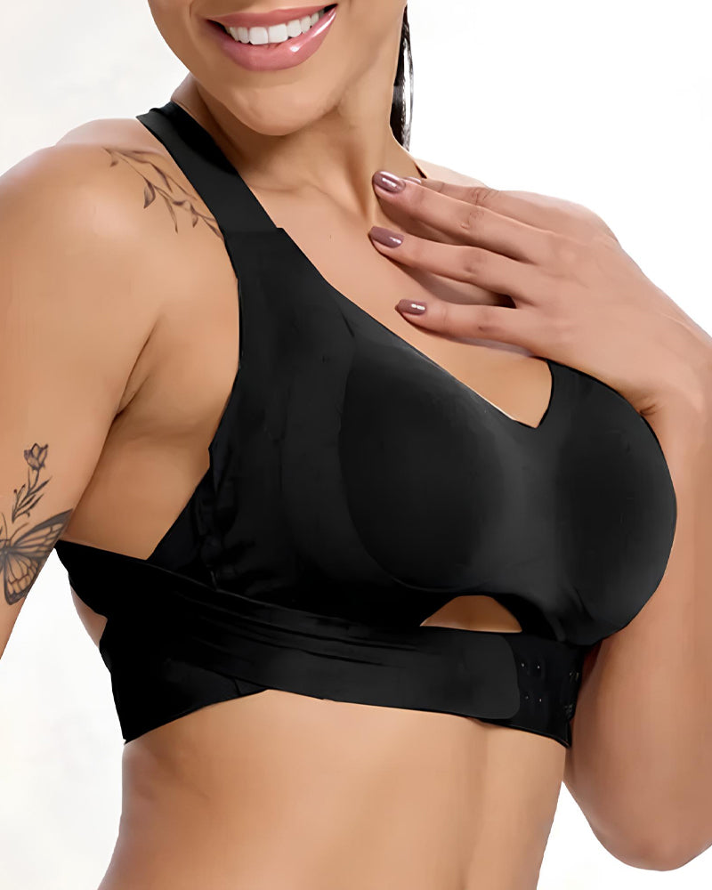 Confident Push-Up Sports Bra in Nude - Everyday Comfort | Lumisensy