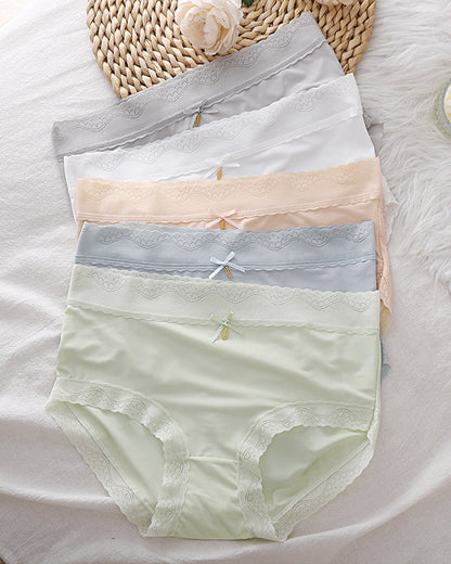 Cool Breathable Cotton Briefs in Green - Soft Cotton | Lumisensy