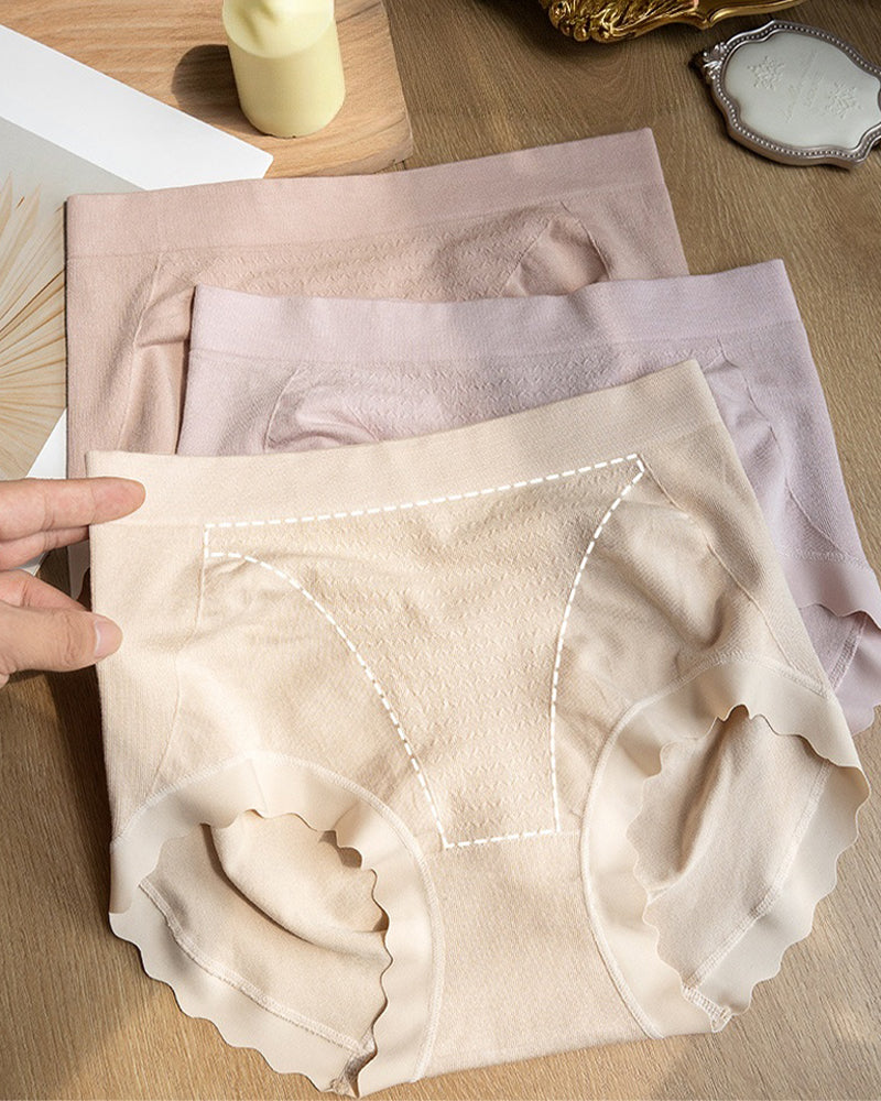 Luxurious Silk Hip-Lift Panties in Nude - Seamless Invisible | Lumisensy