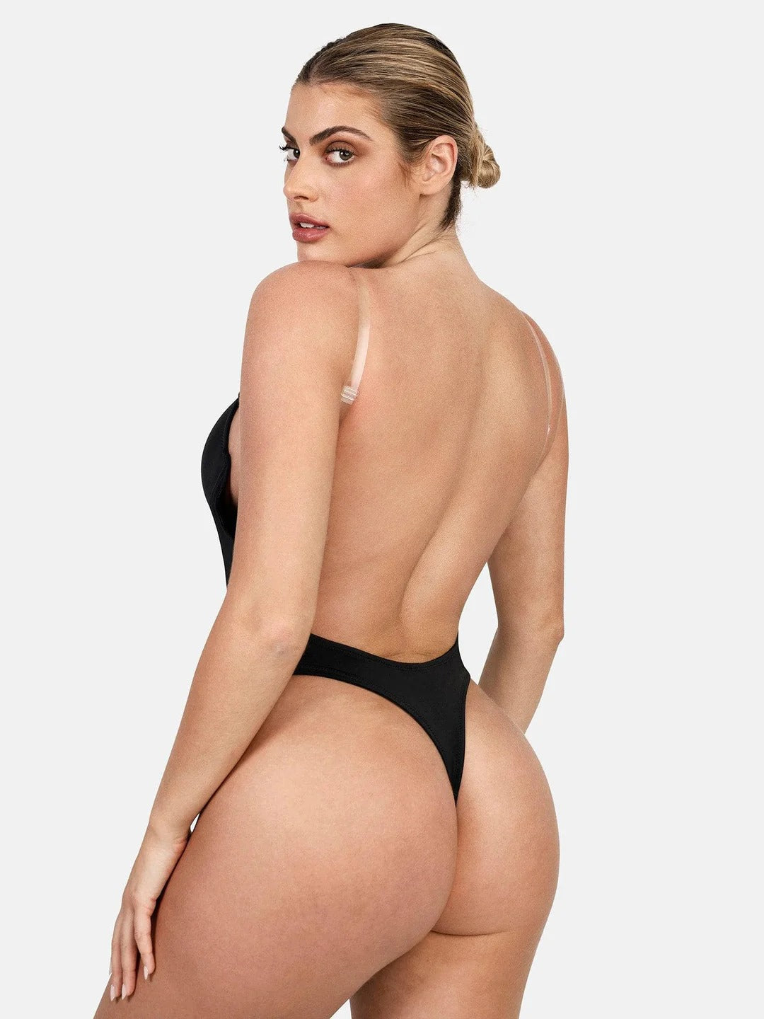 Lumisensy® Shapewear Halter Strap Deep U Sculpting Backless Bodysuit