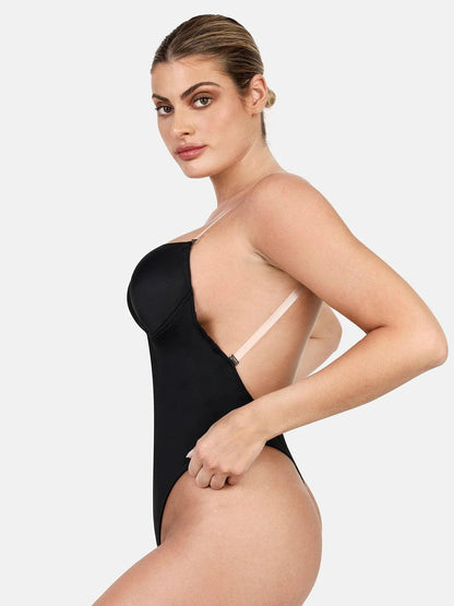 Lumisensy® Shapewear Halter Strap Deep U Sculpting Backless Bodysuit