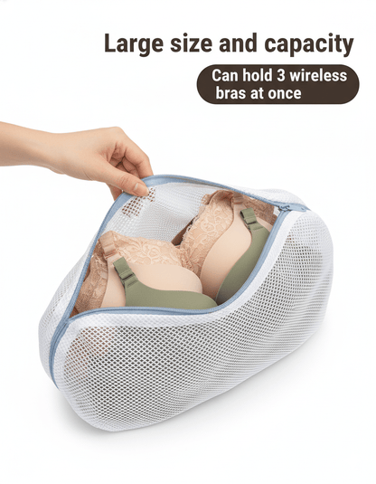 Bra Laundry Bag in Gray - Bra Protector | Lumisensy