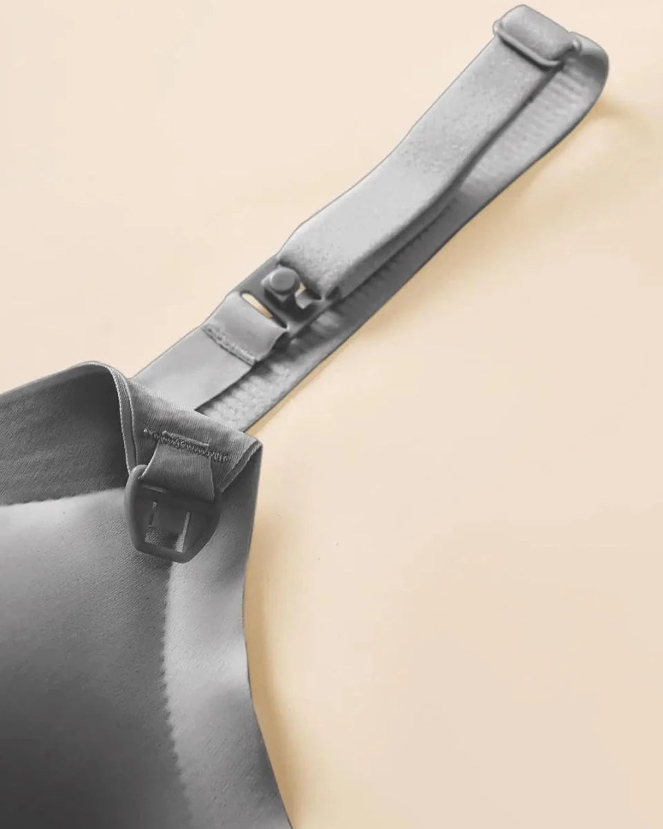 Seamless Breathable Wireless Comfort Bra in WHITE - Wireless Comfort | Lumisensy