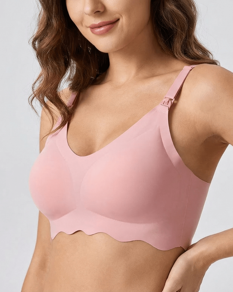 Seamless Breathable Wireless Comfort Bra in BLACK - Wireless Comfort | Lumisensy