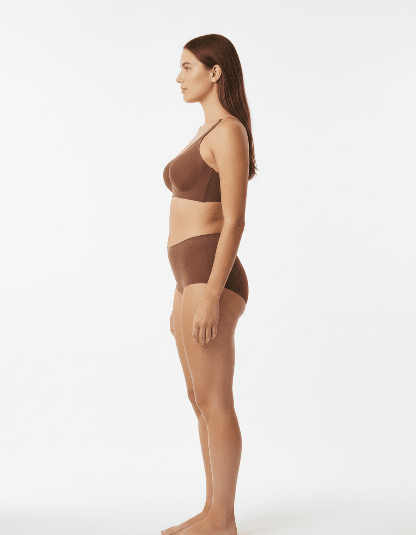 Classic Seamless Wireless Jelly Support Bra in Sea Salt - Cloud-Lift Support | Lumisensy
