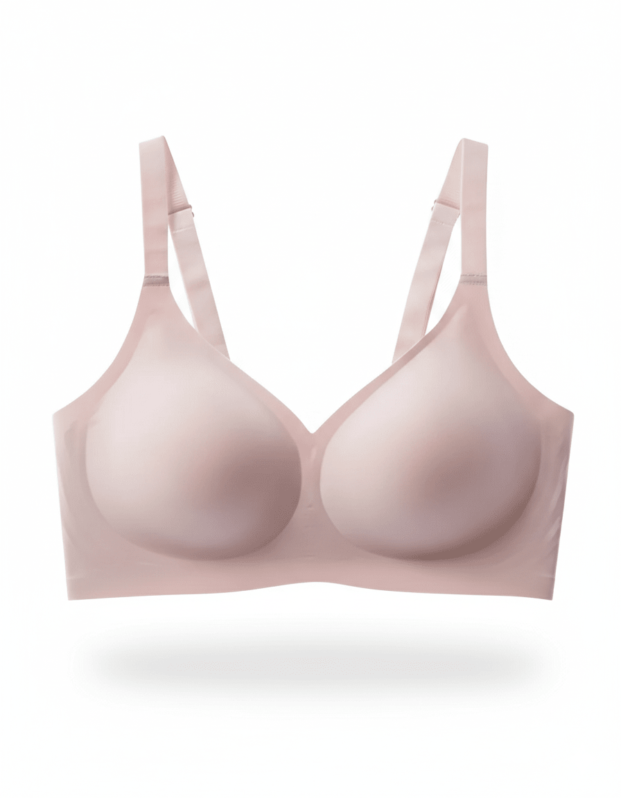 Classic Seamless Wireless Jelly Support Bra in Sea Salt - Cloud-Lift Support | Lumisensy