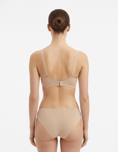 Classic Seamless Wireless Jelly Support Bra in Black - Cloud-Lift Support | Lumisensy