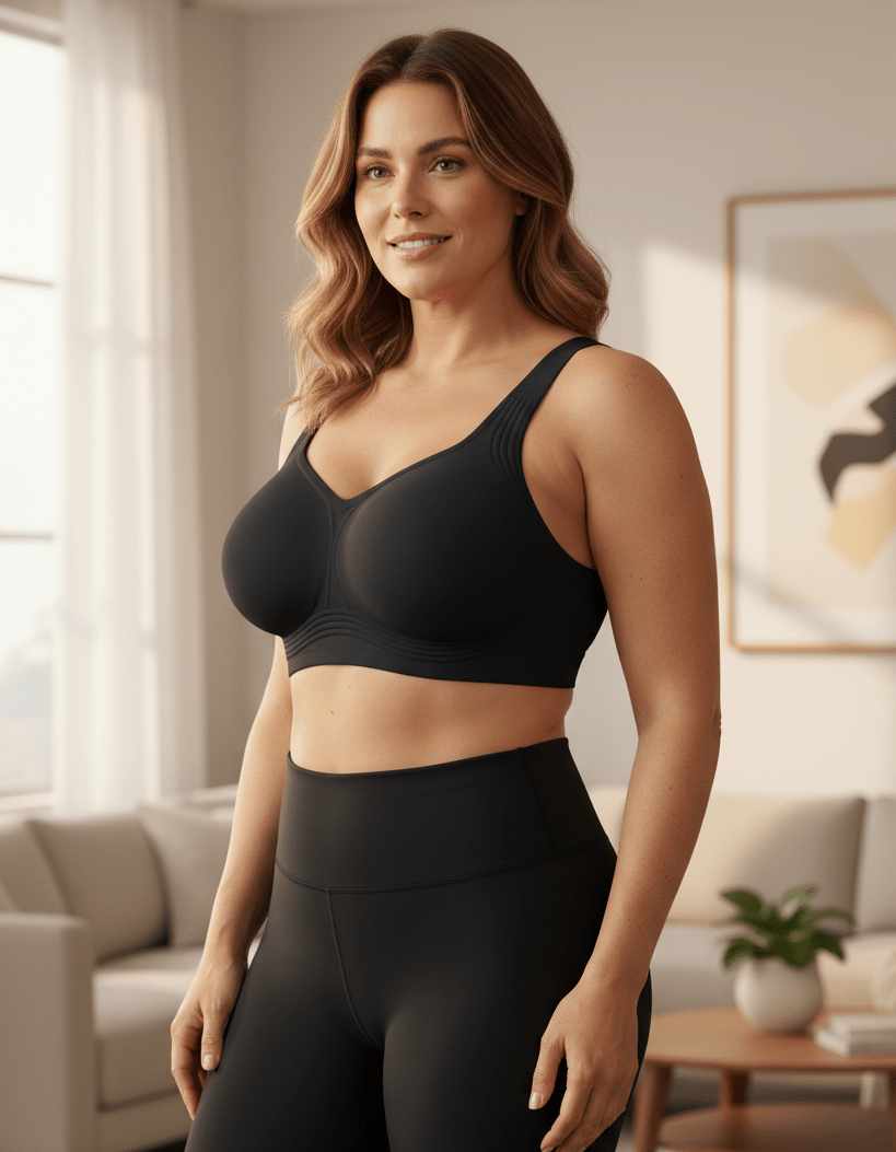 CloudBound™ Wireless Jelly Bra — Cloud-Lift Support in Coffee - Cloud-Lift Support | Lumisensy
