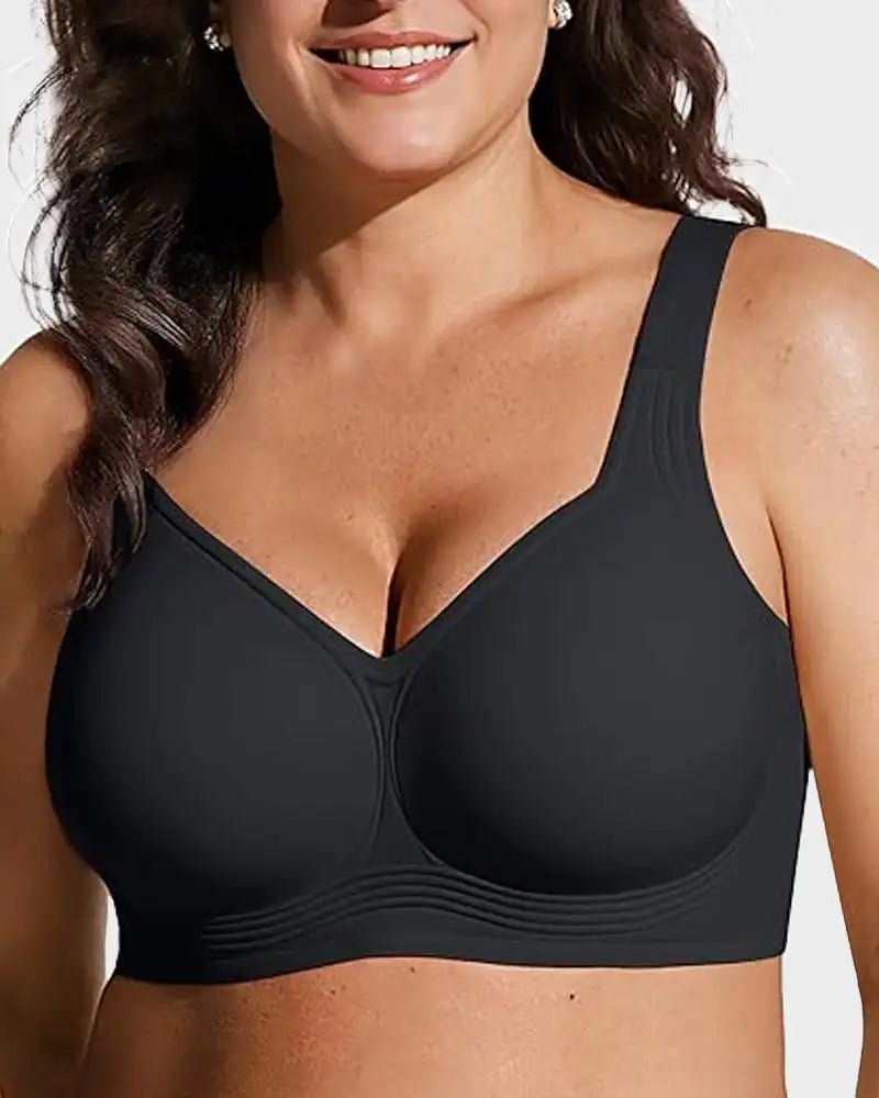 Lumisensy - LUMISENSY CLOUDBOUND™ COMFORTABLE WIRELESS SMOOTHING BRA - Black - S - LUMISENSY CLOUDBOUND™ COMFORTABLE WIRELESS SMOOTHING BRA