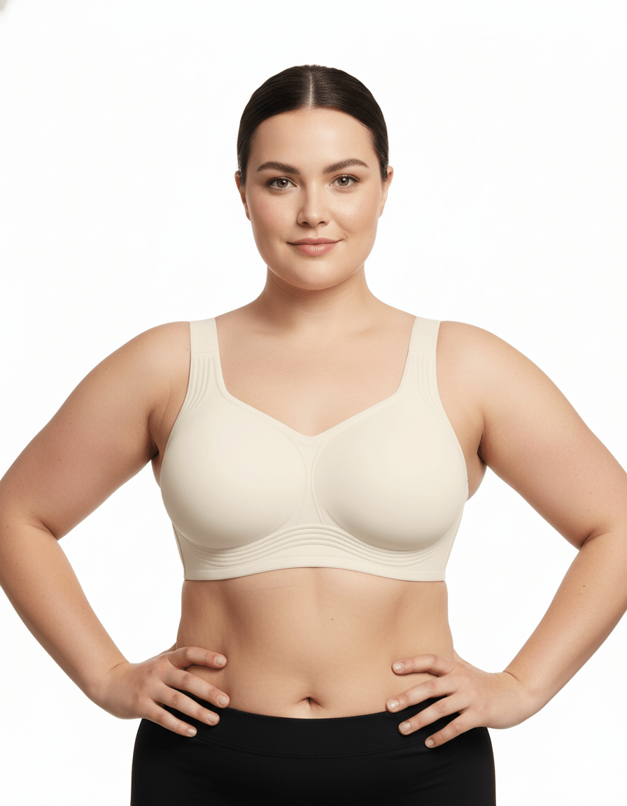 CloudBound™ Wireless Jelly Bra — Cloud-Lift Support in Coffee - Cloud-Lift Support | Lumisensy