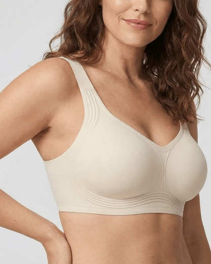 CloudBound™ Wireless Jelly Bra — Cloud-Lift Support in White - Cloud-Lift Support | Lumisensy