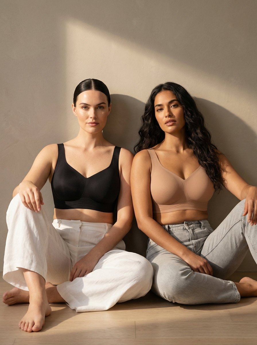 CloudBound™ Wireless Jelly Bra — Cloud-Lift Support in White - Cloud-Lift Support | Lumisensy