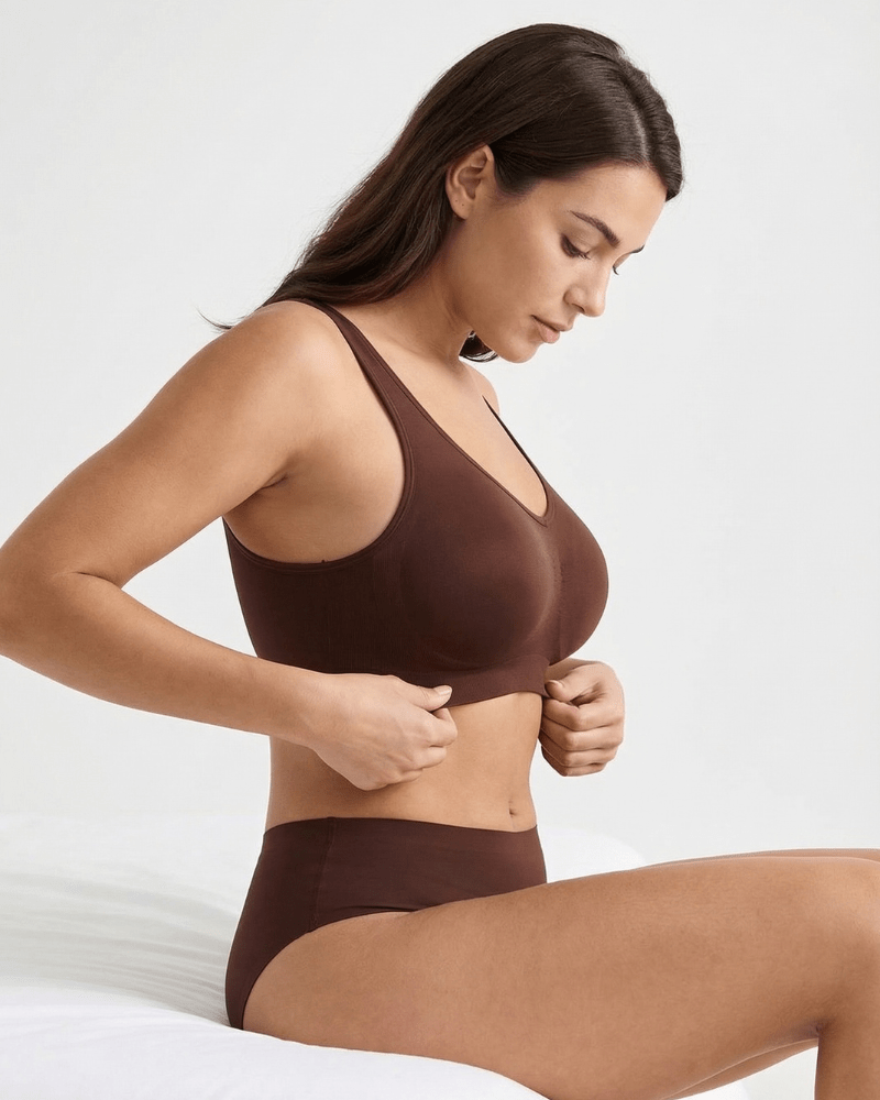 Daily Original Wire-Free Bra in Sand - Wireless Comfort | Lumisensy