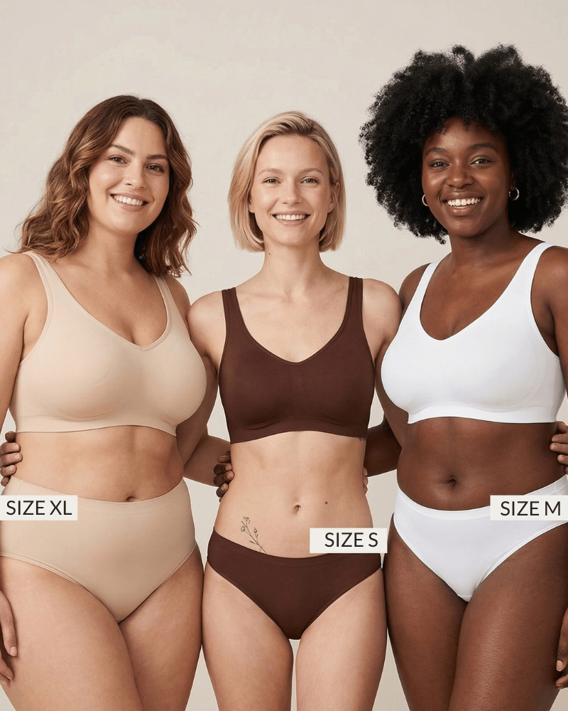 Daily Original Wire-Free Bra in Black - Wireless Comfort | Lumisensy