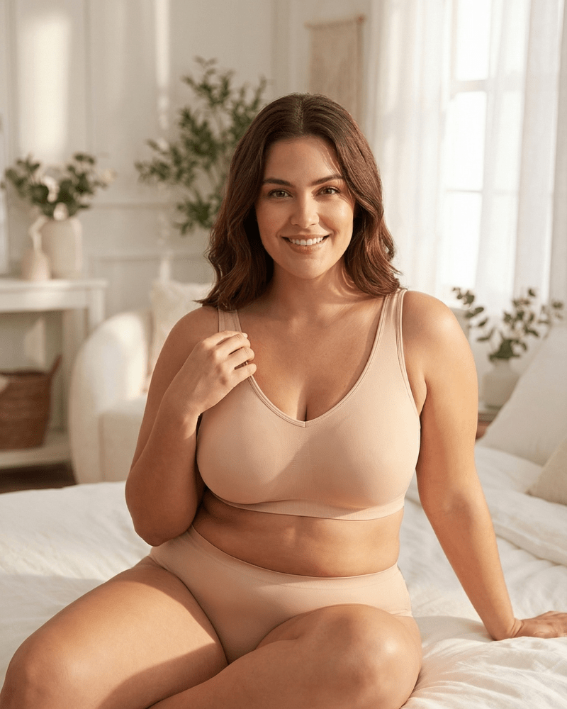 Daily Original Wire-Free Bra in Black - Wireless Comfort | Lumisensy
