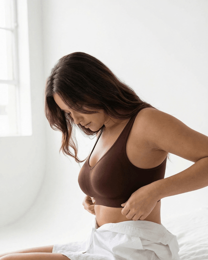 Daily Original Wire-Free Bra in Coffee - Wireless Comfort | Lumisensy