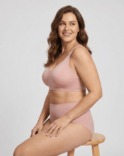 Everyday Lift Reinforced Support Bra in SAND - Everyday Comfort | Lumisensy