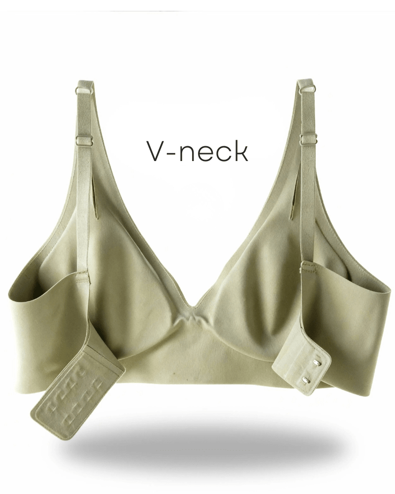Fit Bra with Removable Pads and Thin Straps in Pink - Thin Strap Design | Lumisensy