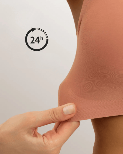Fit Bra with Removable Pads and Thin Straps in Green - Thin Strap Design | Lumisensy