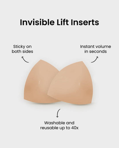 Invisible Lift Inserts – Double-Sided Adhesive in Dark Brown - Adhesive Lift | Lumisensy