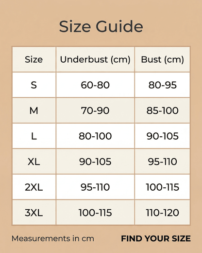 Lumisensy - Lumisensy® Plus Size Bra Full Support - SAND - M - Lumisensy® Plus Size Bra Full Support