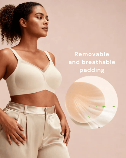 Lumisensy - Lumisensy® Plus Size Seamless Elegance Bra - SAND - M - Lumisensy® Plus Size Seamless Elegance Bra