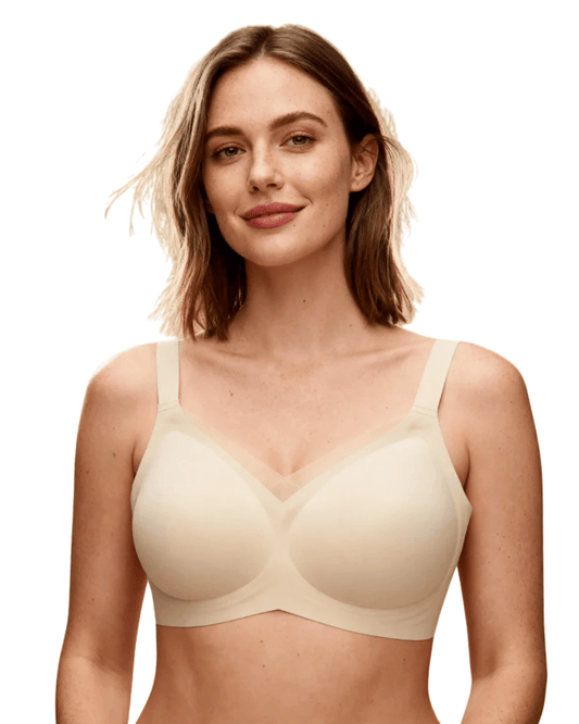 Lumisensy - Lumisensy® Plus Size Seamless Elegance Bra - SAND - M - Lumisensy® Plus Size Seamless Elegance Bra