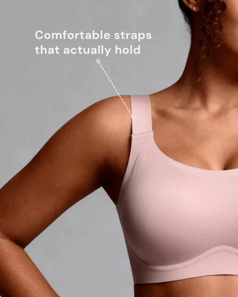 Lumisensy - Lumisensy® Premium Plus Size Comfort Bra Seamless Fit - RED - S - Lumisensy® Premium Plus Size Comfort Bra Seamless Fit