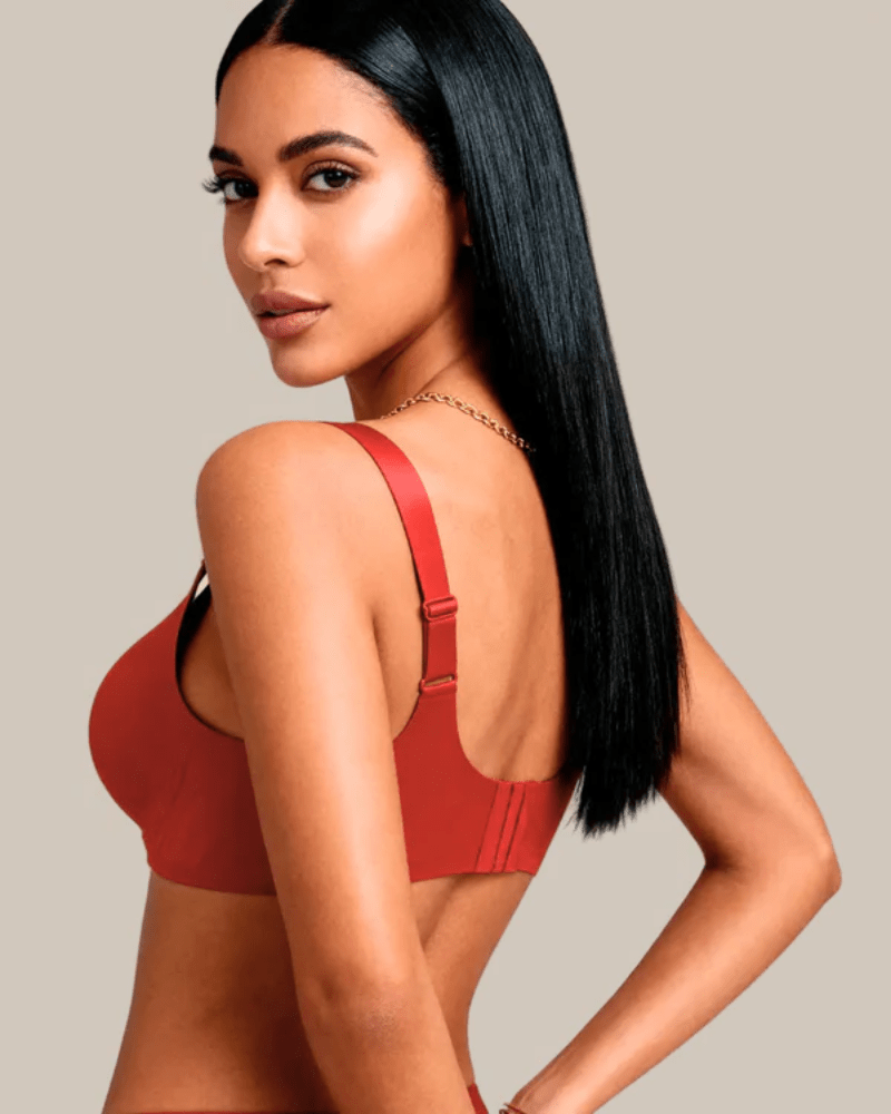 Lumisensy - Lumisensy® Premium Plus Size Comfort Bra Seamless Fit - RED - S - Lumisensy® Premium Plus Size Comfort Bra Seamless Fit