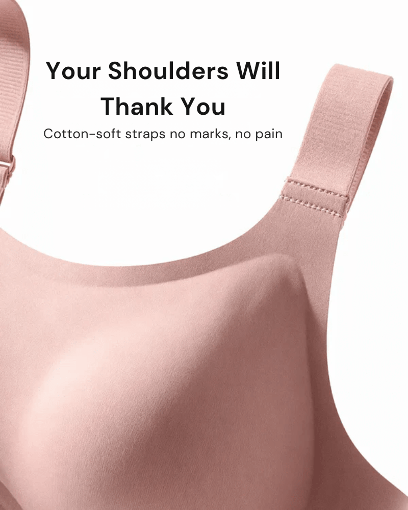 Lumisensy - Lumisensy® Premium Plus Size Comfort Bra Seamless Fit - RED - S - Lumisensy® Premium Plus Size Comfort Bra Seamless Fit