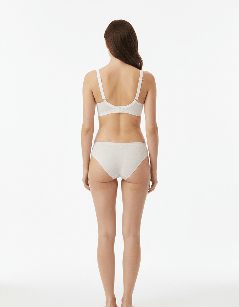 Seamless Cloud Cotton Anti-sagging Bra in Sea Salt - Soft Cotton | Lumisensy
