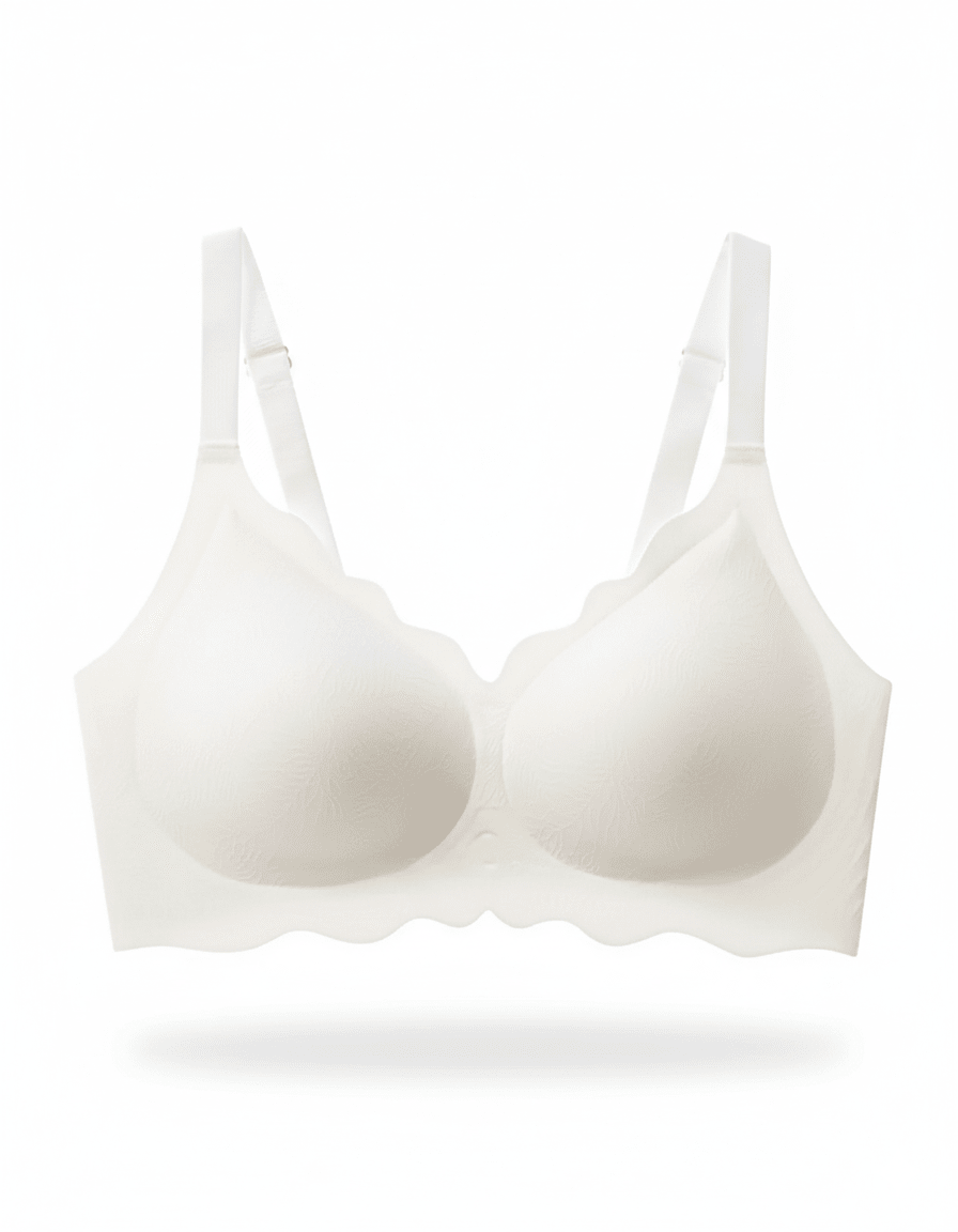 Seamless Cloud Cotton Anti-sagging Bra in Black - Soft Cotton | Lumisensy