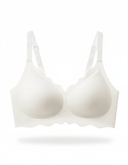 Seamless Cloud Cotton Anti-sagging Bra in Black - Soft Cotton | Lumisensy