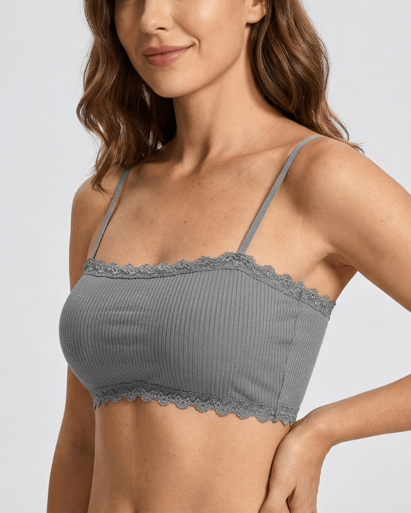Lumisensy - Lumisensy® Seamless Cotton Bra Wireless Top - Black - 36kg - 75kg - Lumisensy® Seamless Cotton Bra Wireless Top