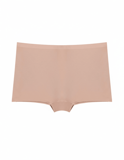 Seamless High-waisted Invisible Comfort in Apricot - High Waist Control | Lumisensy