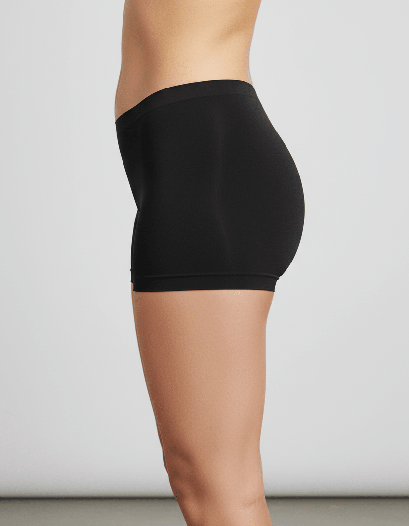 Seamless High-waisted Invisible Comfort in White - High Waist Control | Lumisensy