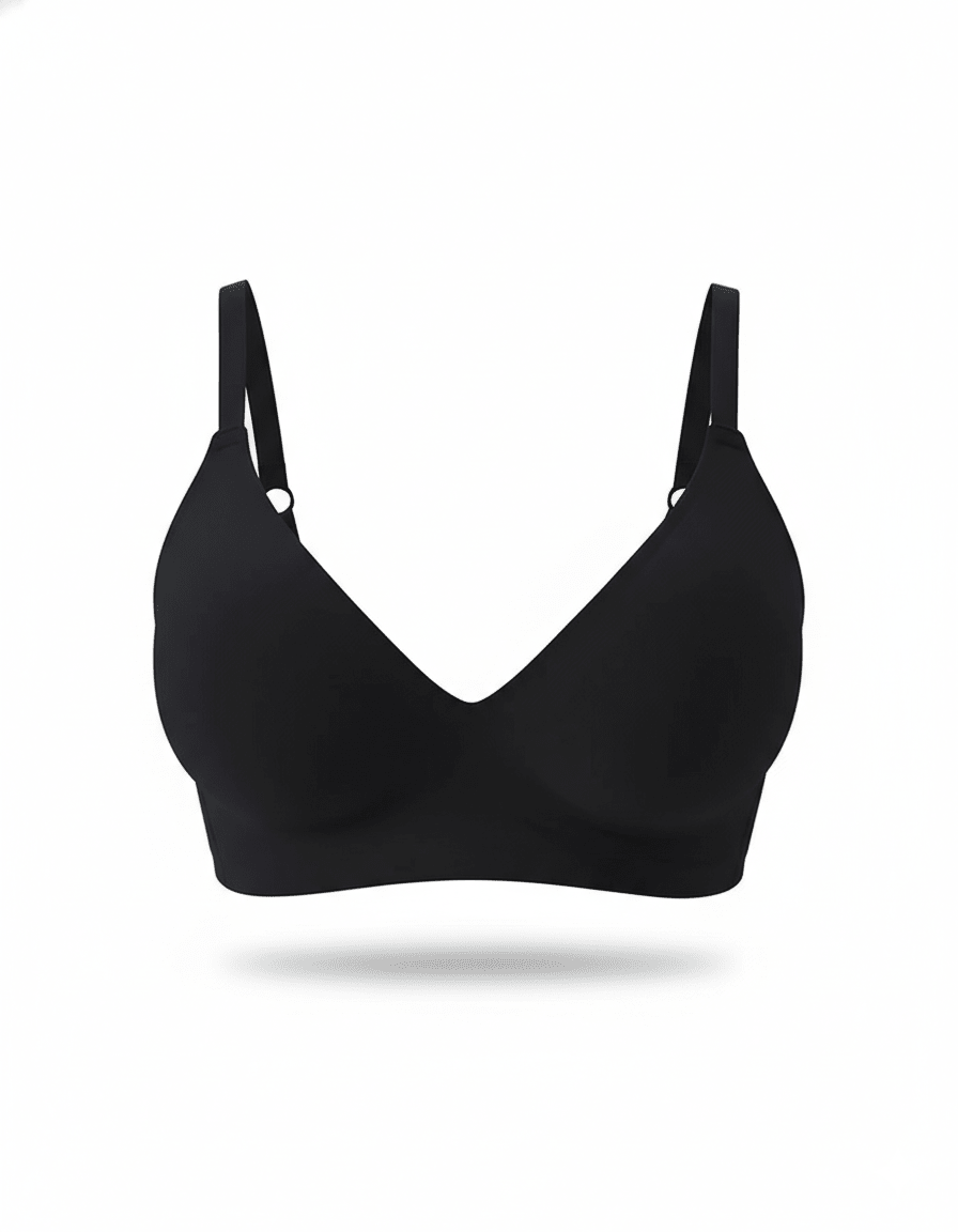 Seamless Wireless Comfort Bra in White - Wireless Comfort | Lumisensy