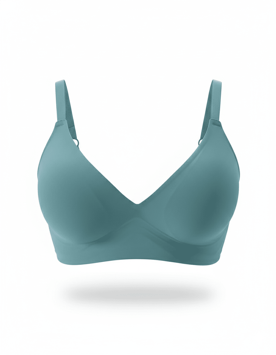 Seamless Wireless Comfort Bra in Blue - Wireless Comfort | Lumisensy