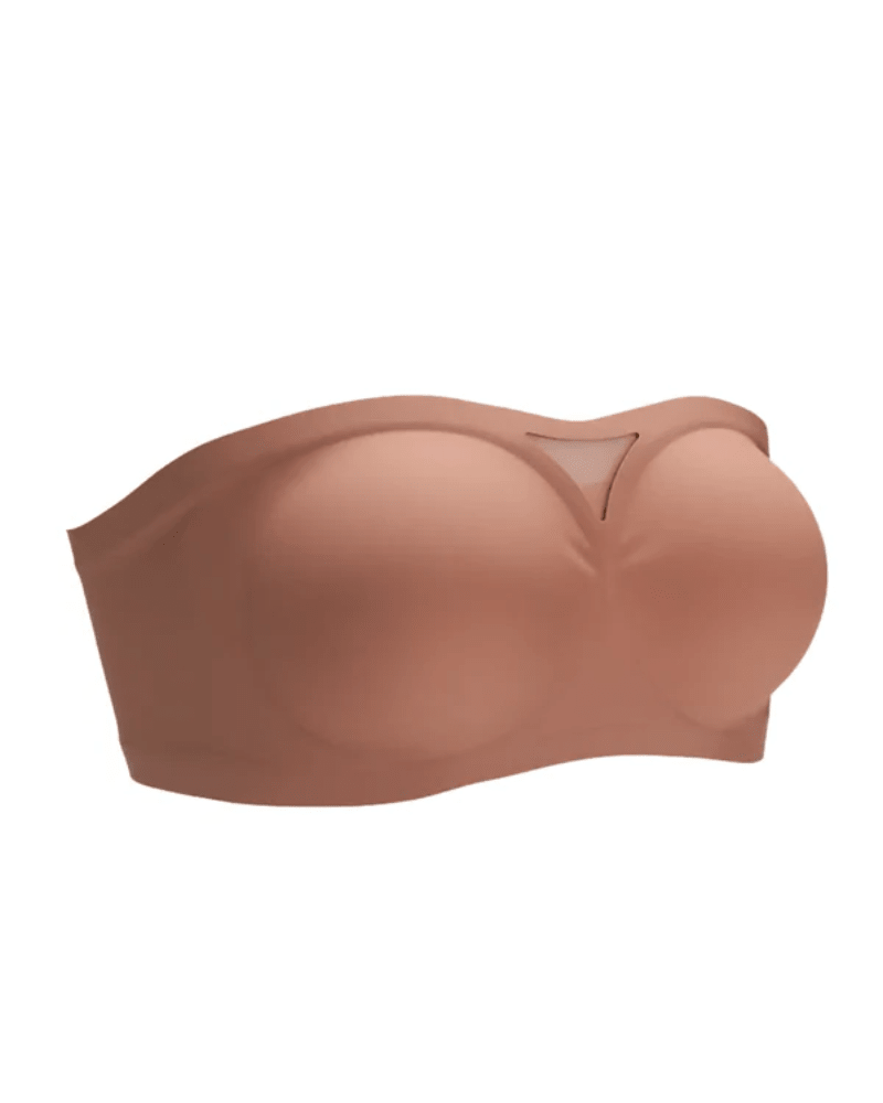 Strapless Sensation Bra with Removable Pads in PINK - Strapless Support | Lumisensy