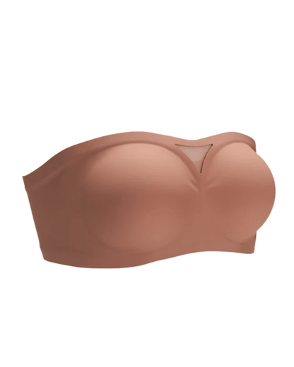 Strapless Sensation Bra with Removable Pads in PINK - Strapless Support | Lumisensy