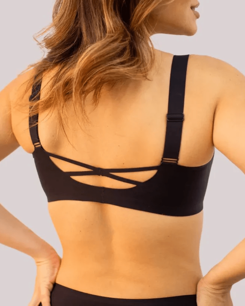 Lumisensy - Lumisensy® Wire - Free No - Clasp Academy Top Bra - BLACK - S - Lumisensy® Wire - Free No - Clasp Academy Top Bra