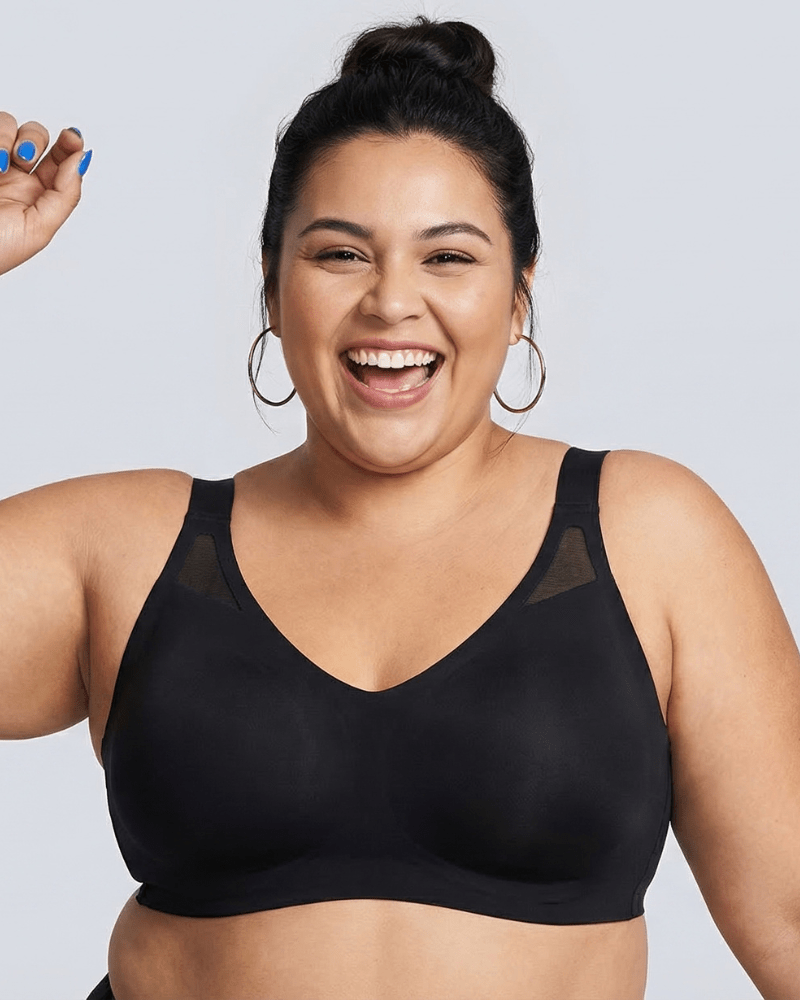 Lumisensy - Lumisensy® Wire - Free No - Clasp Academy Top Bra - BLACK - S - Lumisensy® Wire - Free No - Clasp Academy Top Bra