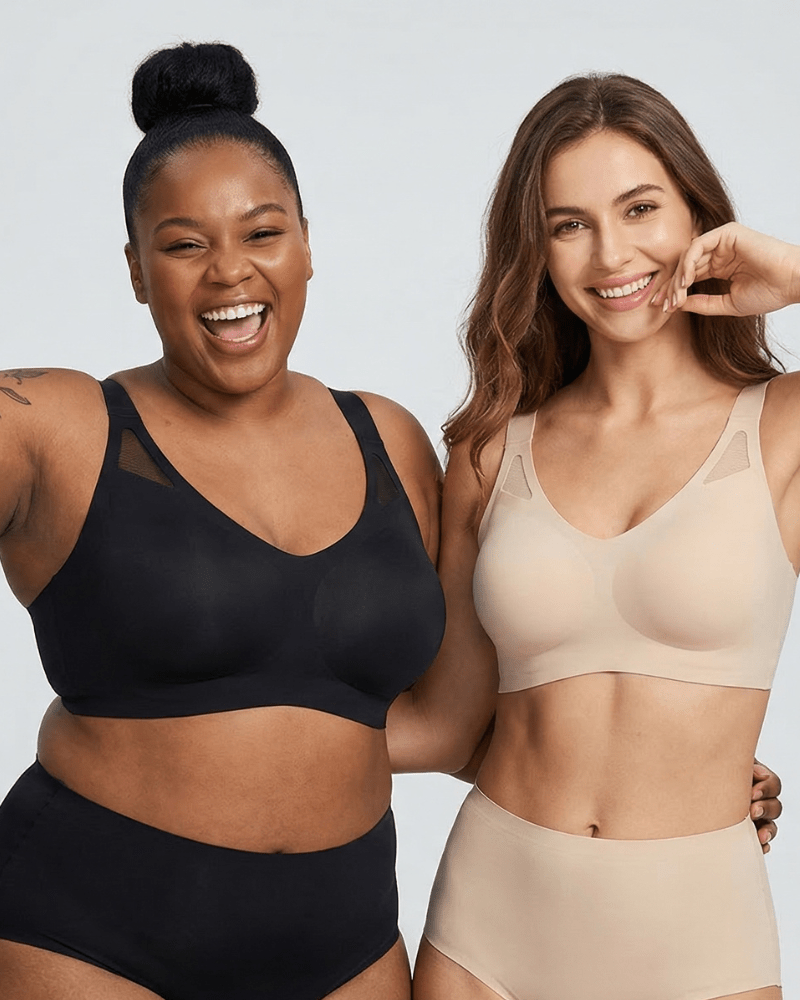 Lumisensy - Lumisensy® Wire - Free No - Clasp Academy Top Bra - BLACK - S - Lumisensy® Wire - Free No - Clasp Academy Top Bra