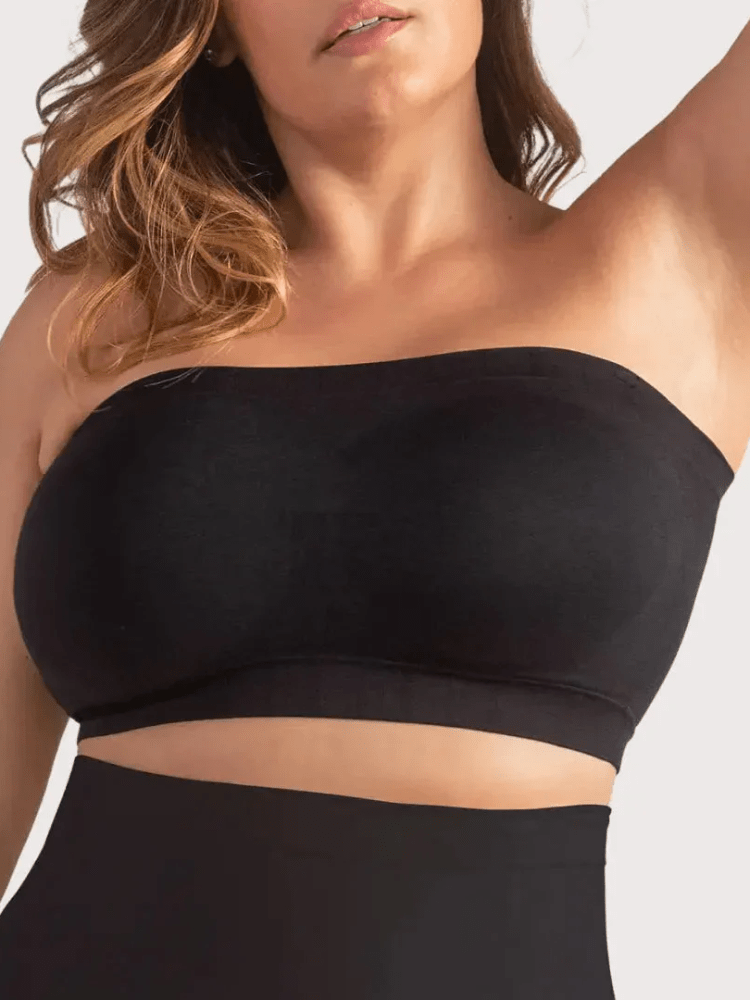 plus size bra for backless dress Lumisensy Wireless Convertible Bandeau Bra, Black / 3XL 2XL so youre sure to find the perfect size for you. Backless Strapless Bra Plus Size