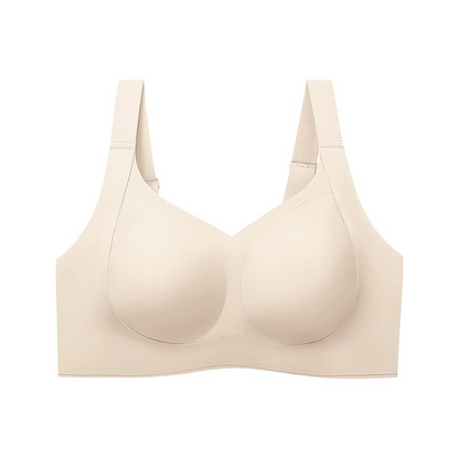 Wireless Push-Up Seamless Jelly Bra in Nude - Cloud-Lift Support | Lumisensy