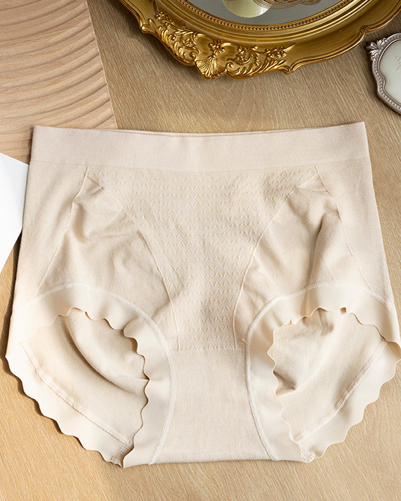 Luxurious Silk Hip-Lift Panties in Nude - Seamless Invisible | Lumisensy