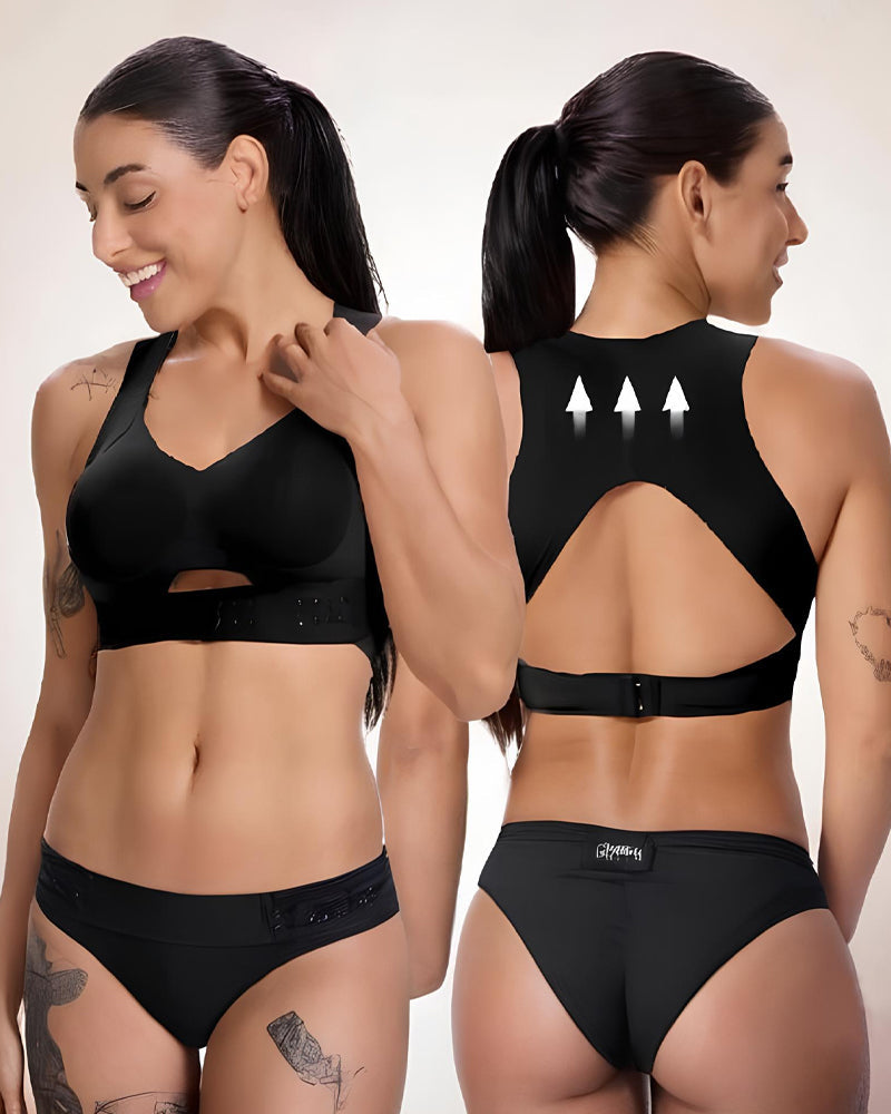 Confident Push-Up Sports Bra in Nude - Everyday Comfort | Lumisensy