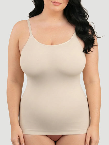Lumisensy® Shaping Scoop Neck Cami Back and Tummy Control