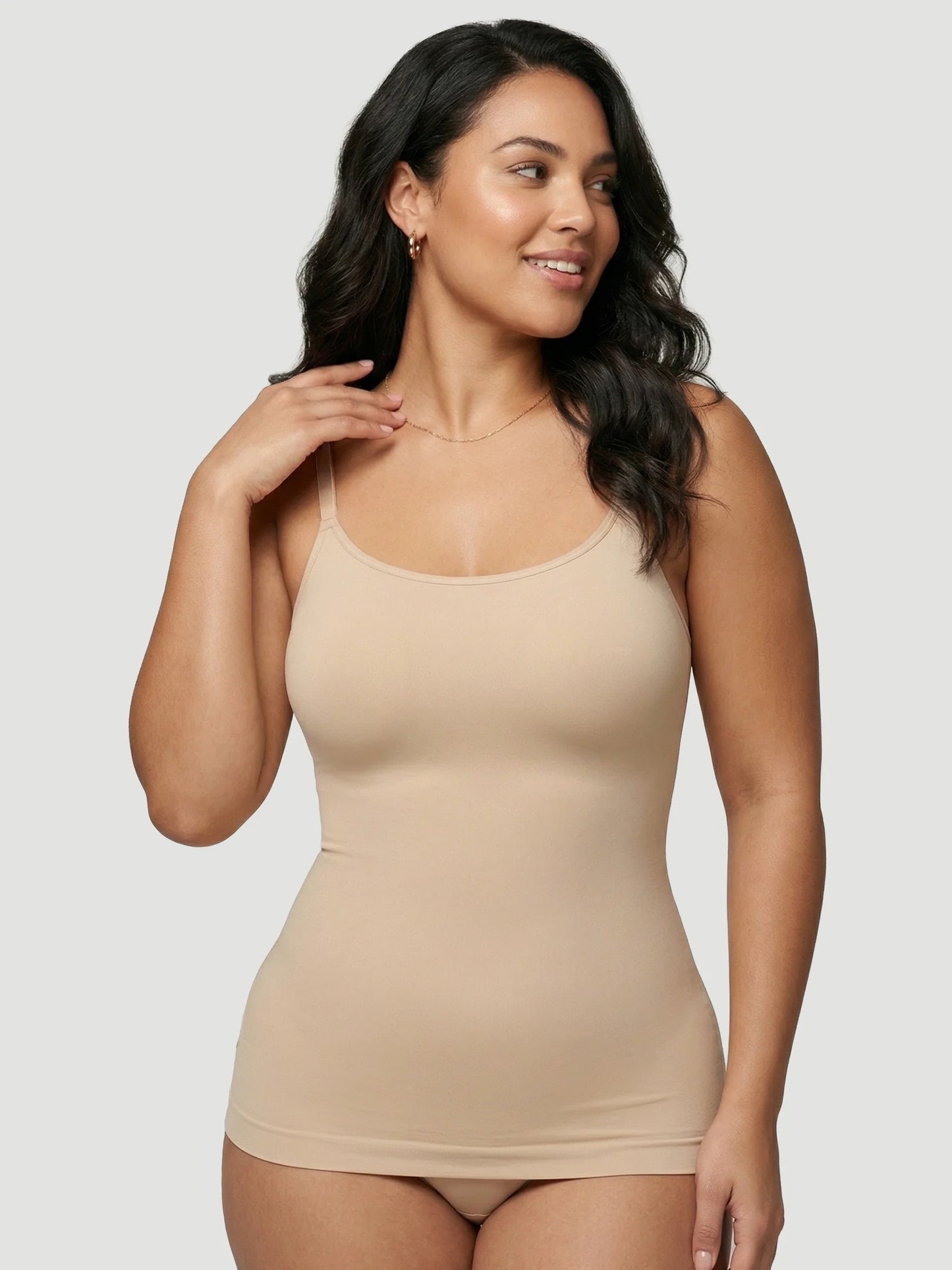 Lumisensy® Shaping Scoop Neck Cami Back and Tummy Control