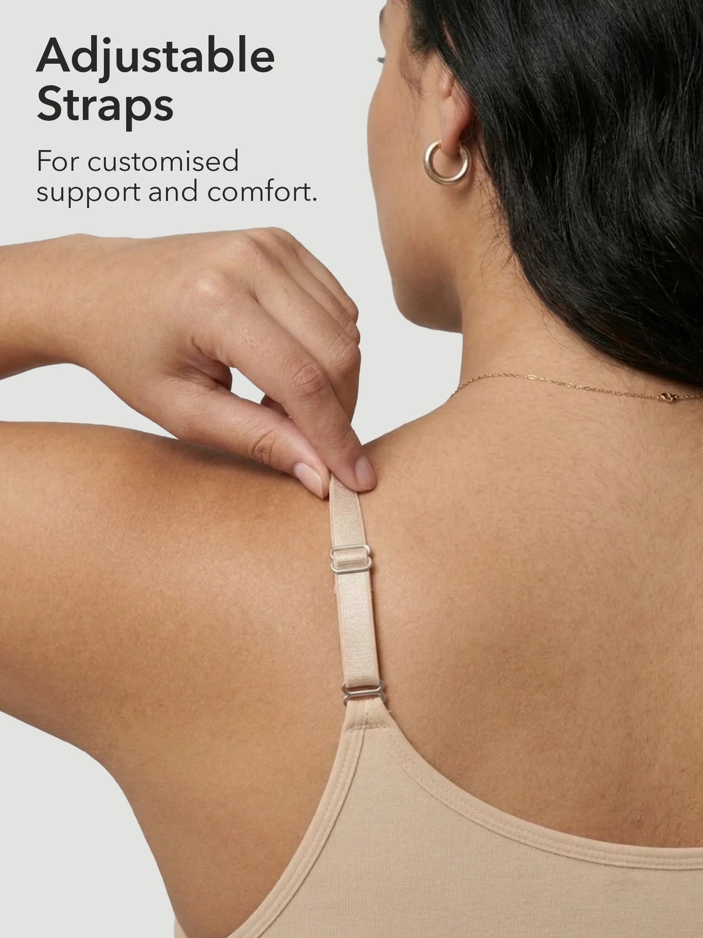 Lumisensy® Shaping Scoop Neck Cami Back and Tummy Control